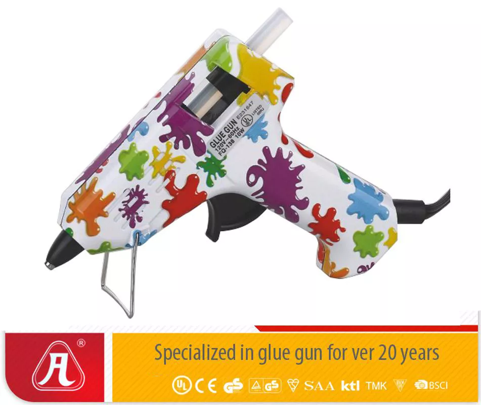 Water-transfer print mini glue gun