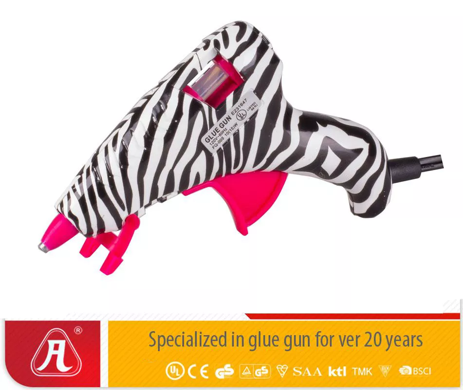 10W Water-Transfer Print Glue Gun(zebra)